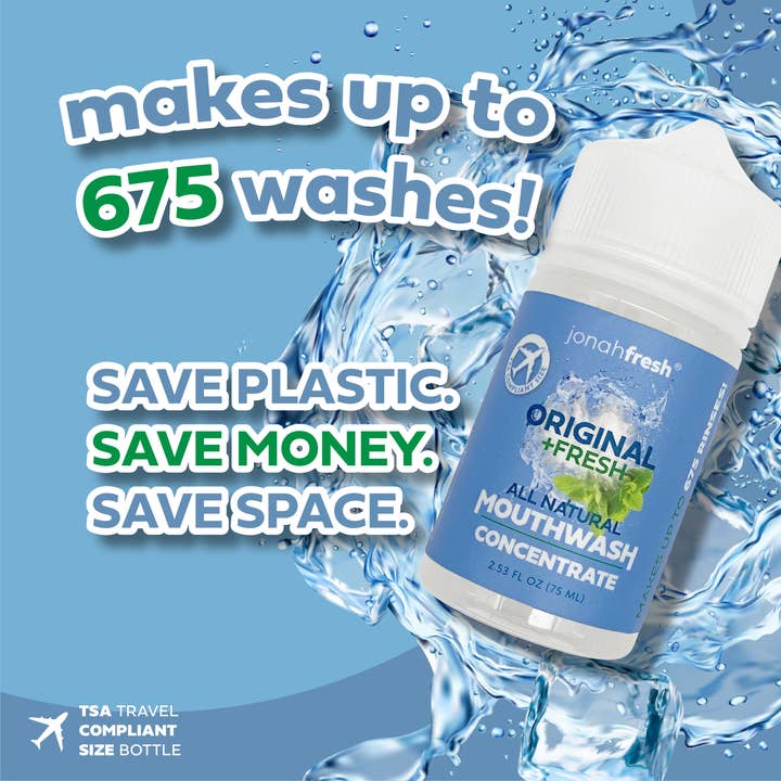 Better Place Brands - Wholesale Mouthwash - Jonah Fresh All Natural Mouthwash Concentrate