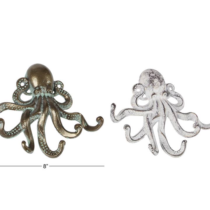 A-93239: METAL WALL HOOK 2 ASSORTED 8"W, 7"H for wholesale by Import Corner