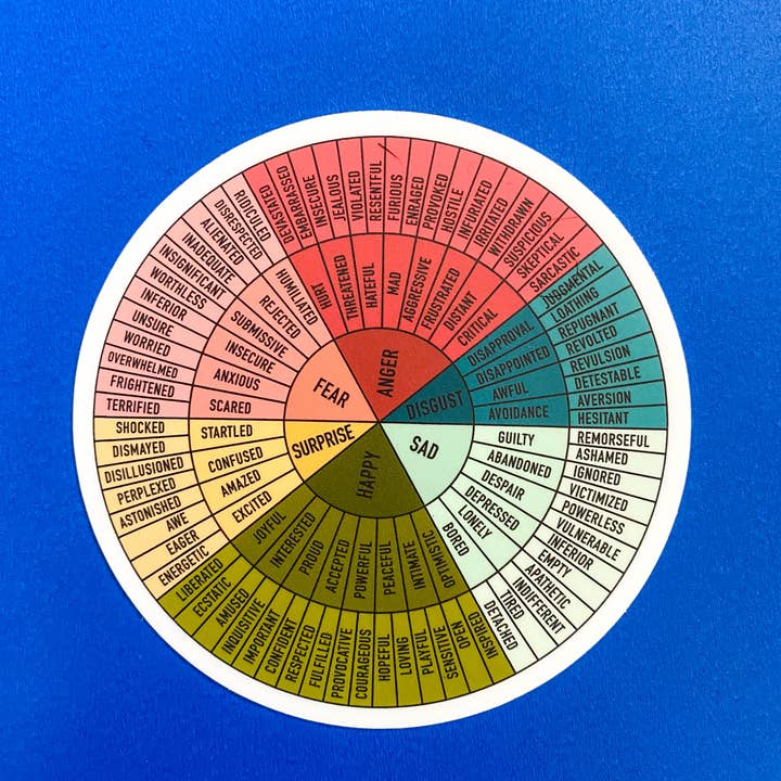 PLENTY - Wholesale Sticker - Sticker Feelings Wheel (Eco-Friendly & USA Made)1
