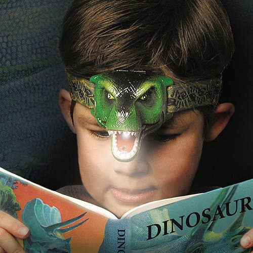 Sun Company / Big Discoveries - Wholesale Light-Up Toy - Kids & Baby - DinoBryte Dinosaur Headlamp - T-Rex Toy Headlight for Kids
