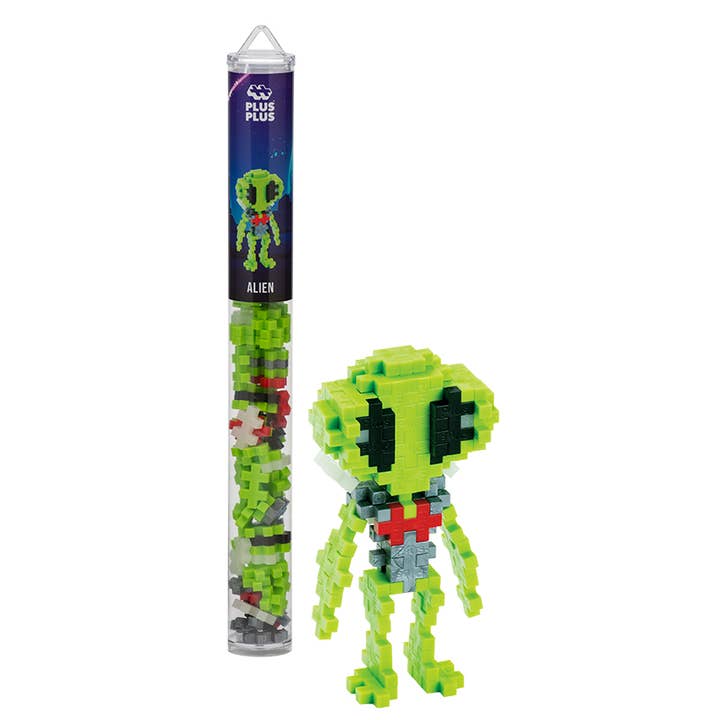 Plus-Plus USA - Wholesale Build-a-Toy - Kids - Tube - Alien