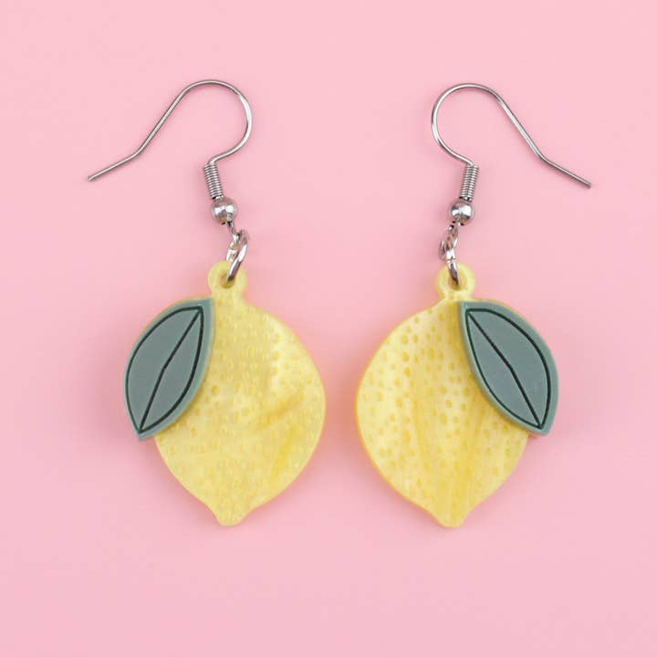 When Life Gives You Lemons Earrings for wholesale by Sour Cherry