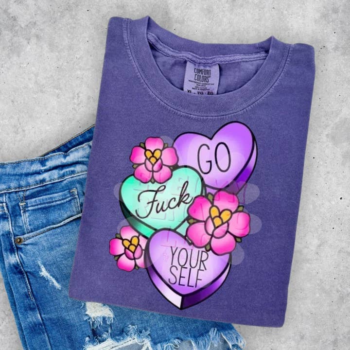 Go F yourself tee for wholesale by Evelyn Rena co