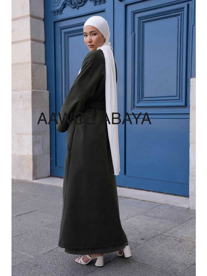 Aawoe Abaya - Wholesale Coat - Women's - Long Winter Coat - Length 145 cm - 21603