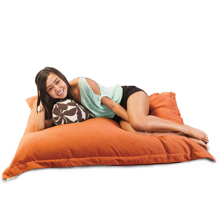Majestic Home Goods - Wholesale Floor Pillow - Majestic Home Goods Orange Villa Floor Pillow