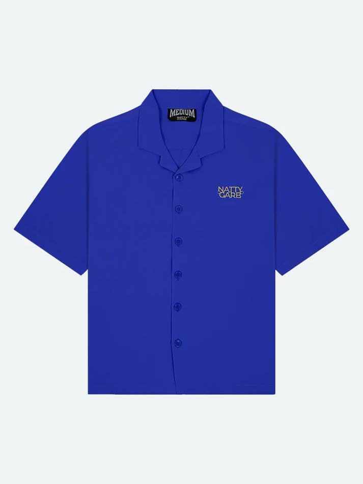 CUBANSK KRAVE SKJORTE (ULTRAMARIN) for engroshandel hos SHAM