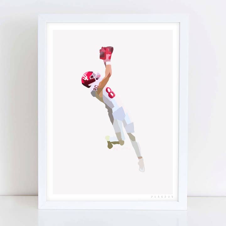 Indiana Hoosiers "Mendoza naar Becker" BIG10 Kampioenschapswinnaar door Brandon Thomas | Archiefwaardige Kunstdruk voor wholesale door Brandon Art Co