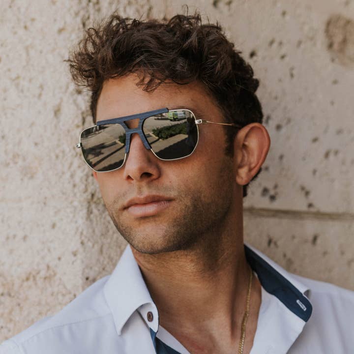 Tommy Owens - Wholesale Sunglasses - Unisex - Hudson - Metal & Wood Sunglasses2