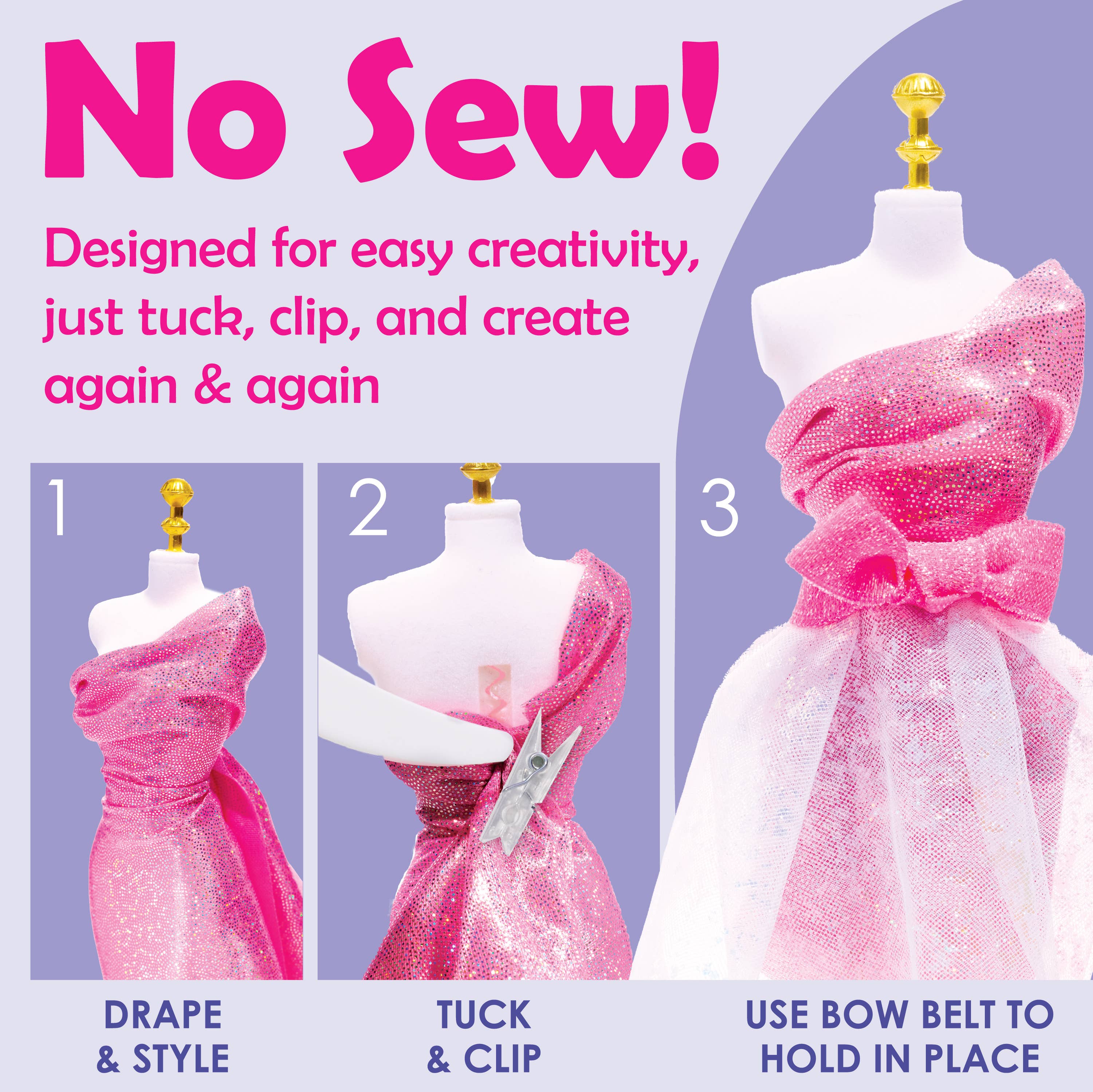 Faber-Castell / Creativity for Kids - Wholesale DIY Craft Kit - Kids - Designed By You Glam Fashion Design Studio Craft Kit5