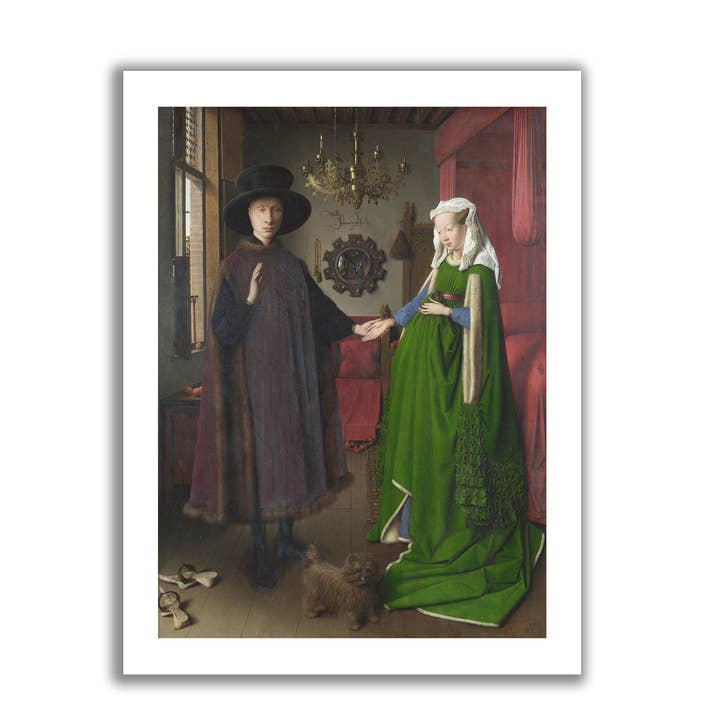 Fine art print The Arnolfini Portrait unframed wall art for wholesale by Go To Design