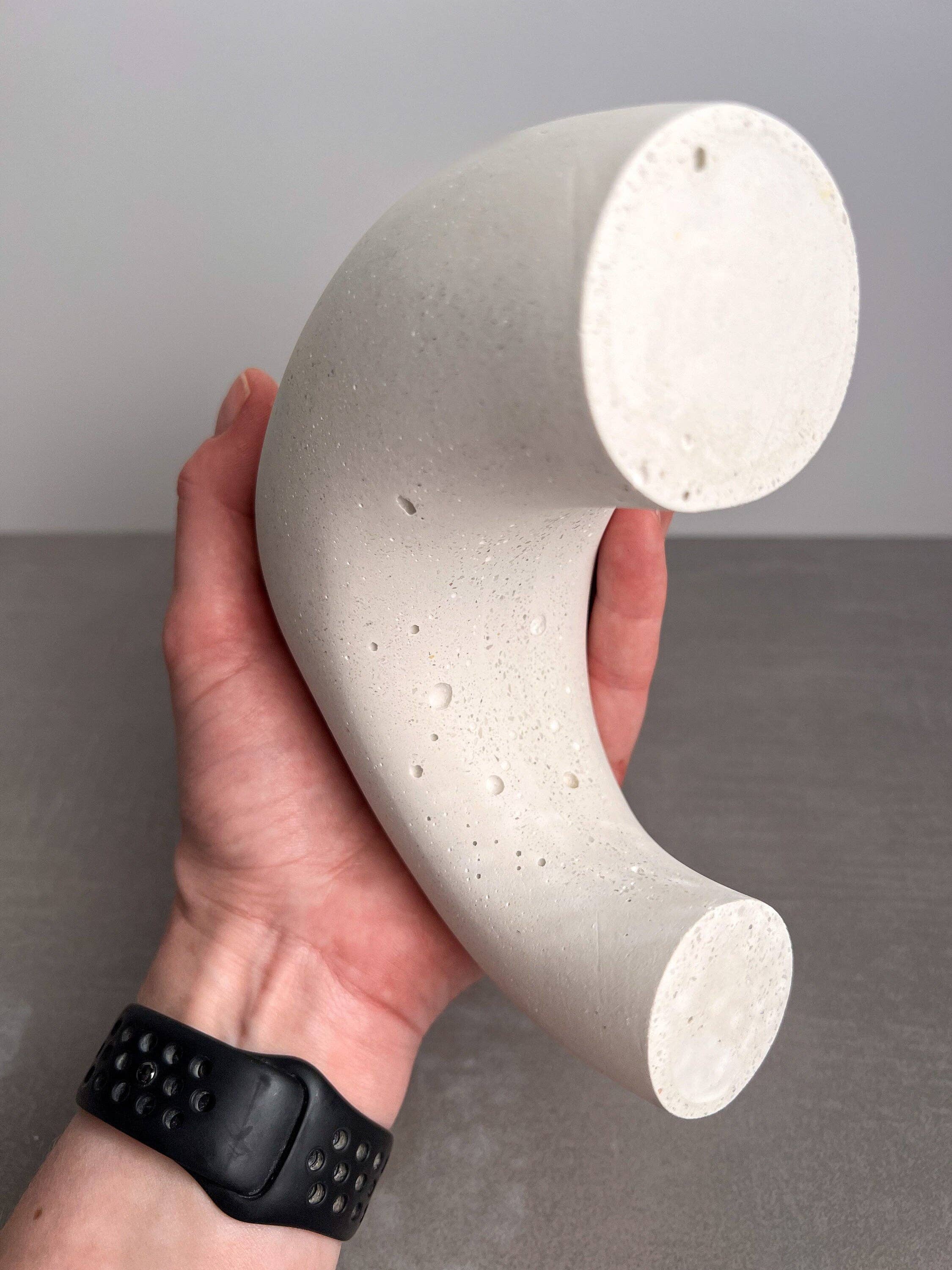 Minimal Loot Design - Wholesale Vase - Nordic Style Vase, Concrete Vase, Asymmetrical Modern Vase, Minimalist Vase, White Vase, Vase Decor, Minimalist Vase, Nordic Decor, Minimal5