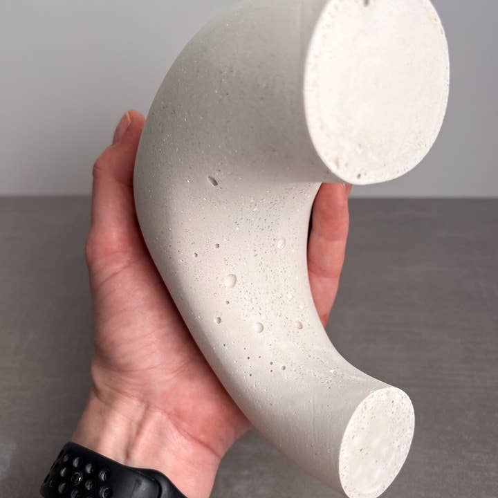 Minimal Loot Design - Wholesale Vase - Nordic Style Vase, Concrete Vase, Asymmetrical Modern Vase, Minimalist Vase, White Vase, Vase Decor, Minimalist Vase, Nordic Decor, Minimal5