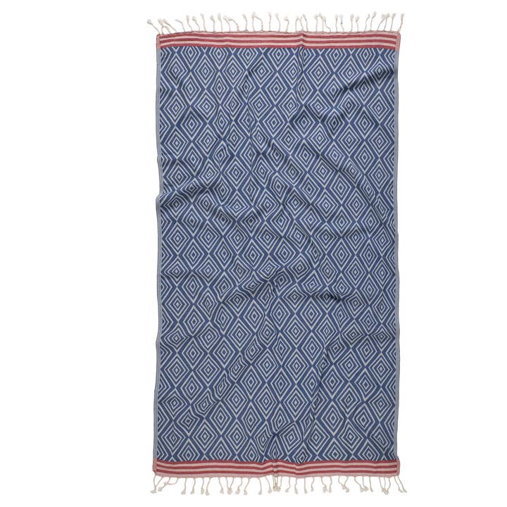 Kikoya - Wholesale Beach Towel - Modern Diamond Turkish Cotton Beach Towels Pool Yoga Gym Spa