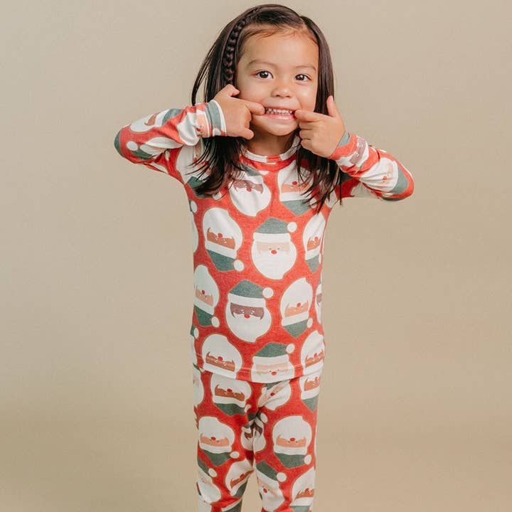 Copper Pearl - Wholesale Sleepwear Set - Kids - 2pc Long Sleeve Pajama Set - Claus3
