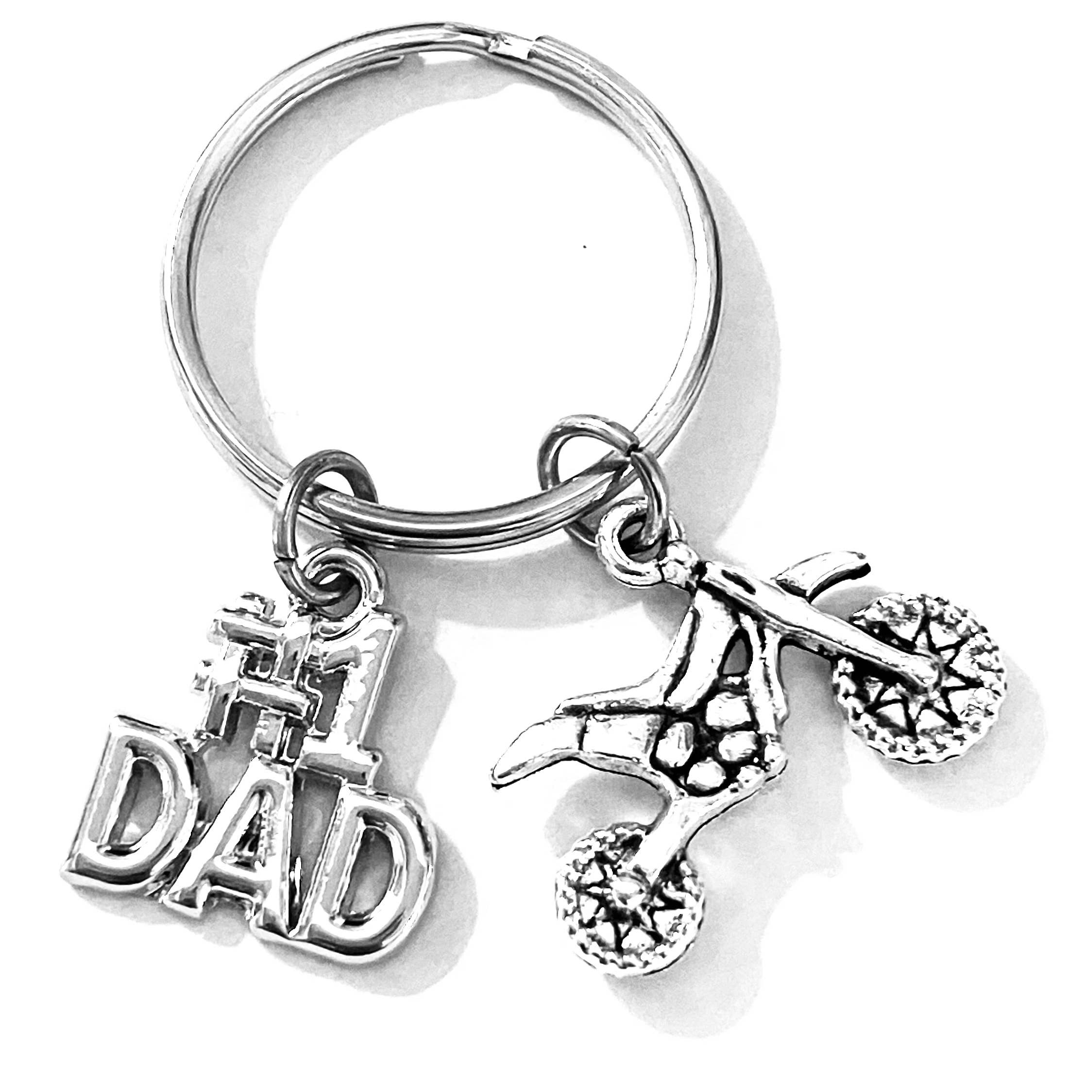 Broken Record Boutique – Engroshandel Nøglering - Herre – Fars dag #1 Far Charm nøgleringe nøgleringe til mænd5