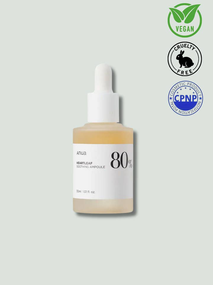 ANUA – Heartleaf 80% Ampoule 30ml pour la vente par YEOSKIN