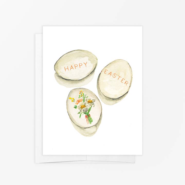 Carte de vœux - Oeufs de Pâques - Pâques pour la vente par emmy+olly