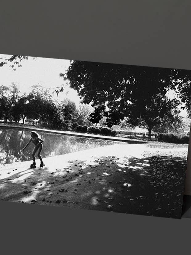 London / Skating Victoria Park 005-21A / Greeting Card for wholesale by Eliot Siegel & The British Art Gallery