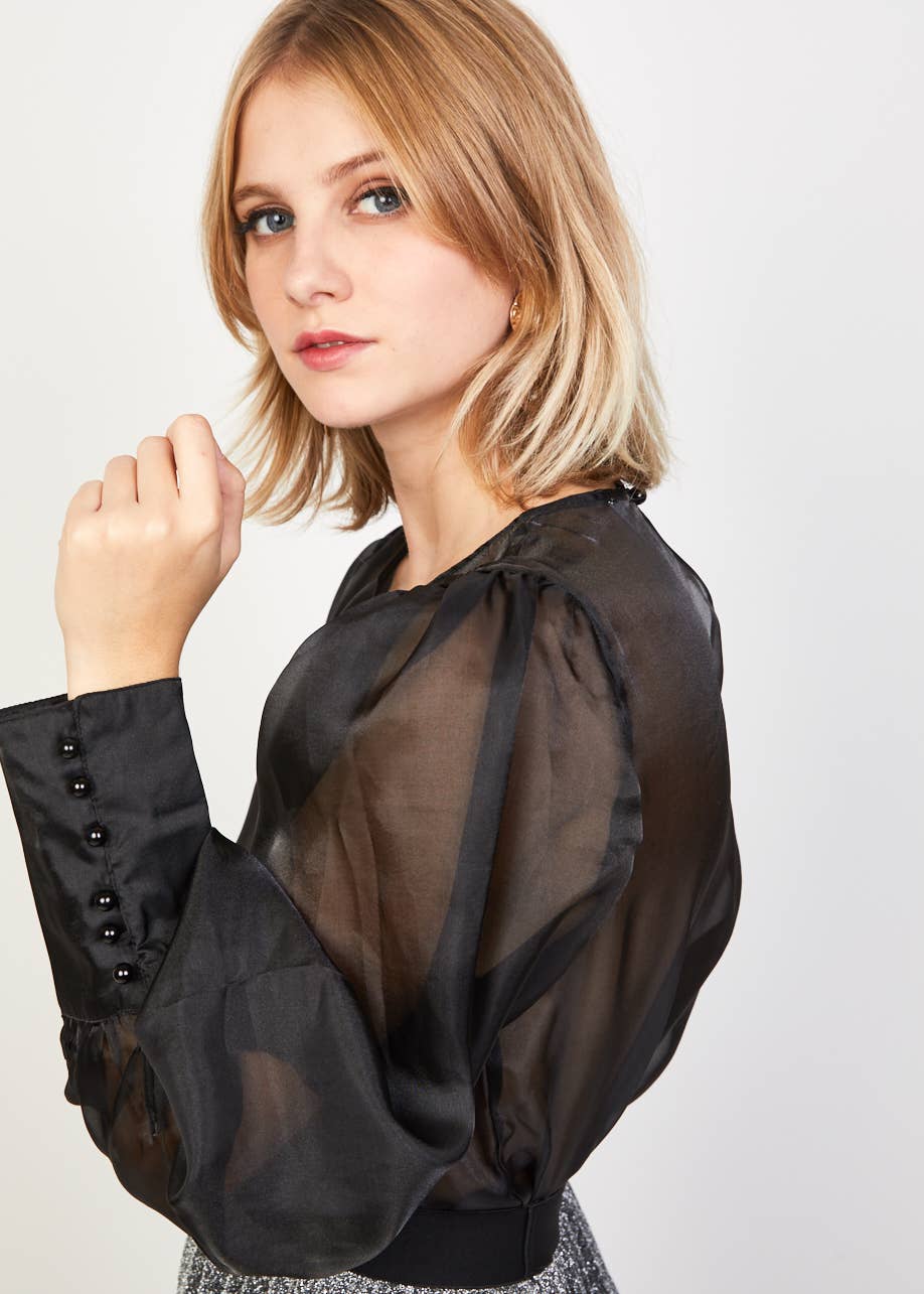 BanBat - Vente Chemisier – femme - Blouse en organza - H164960