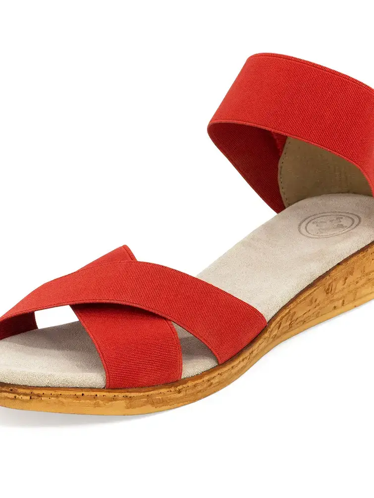 Charleston Shoe Co. - Wholesale Sandals - Women's - Peachtree Solids - Spring/Summer Cork Wedge Sandal 2