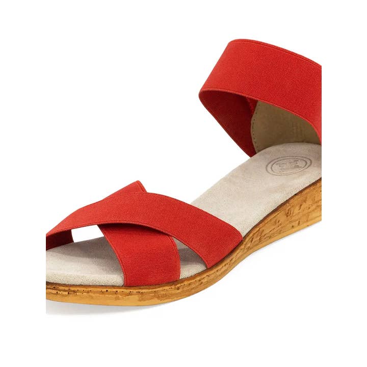 Charleston Shoe Co. - Wholesale Sandals - Women's - Peachtree Solids - Spring/Summer Cork Wedge Sandal 2