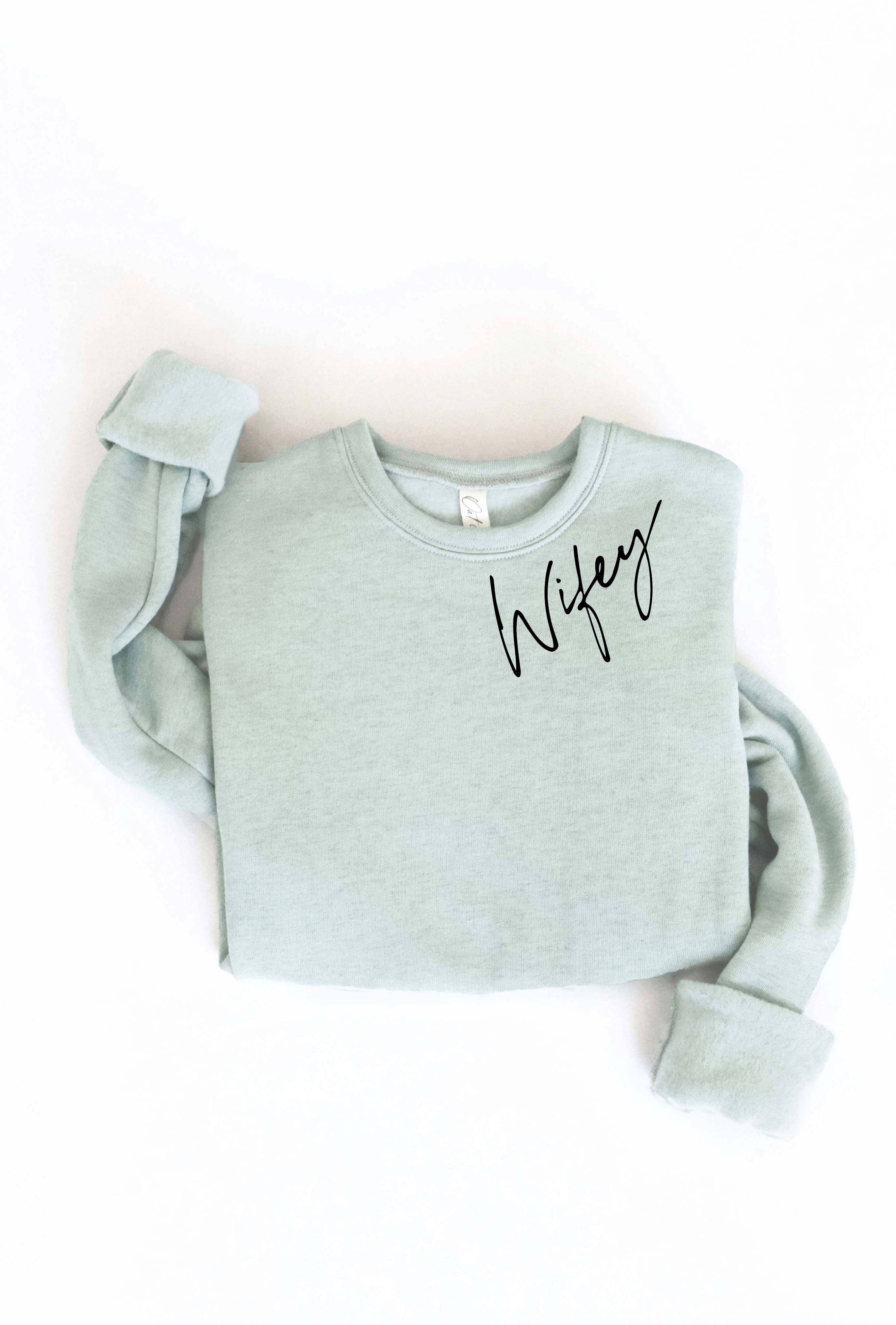 OAT COLLECTIVE – wholesale Graphic sweatshirt – Women’s – WIFEY Graphic Sweatshirt - Relaxed Fit8