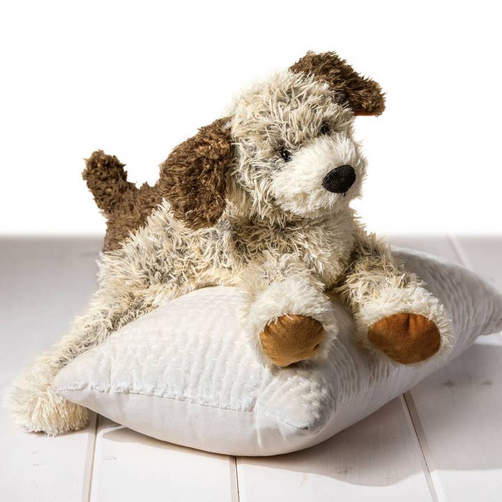 Mary Meyer - Wholesale Stuffed/Plush Toy - Kids & Baby - Fabfuzz Lying Scruffy Puppy