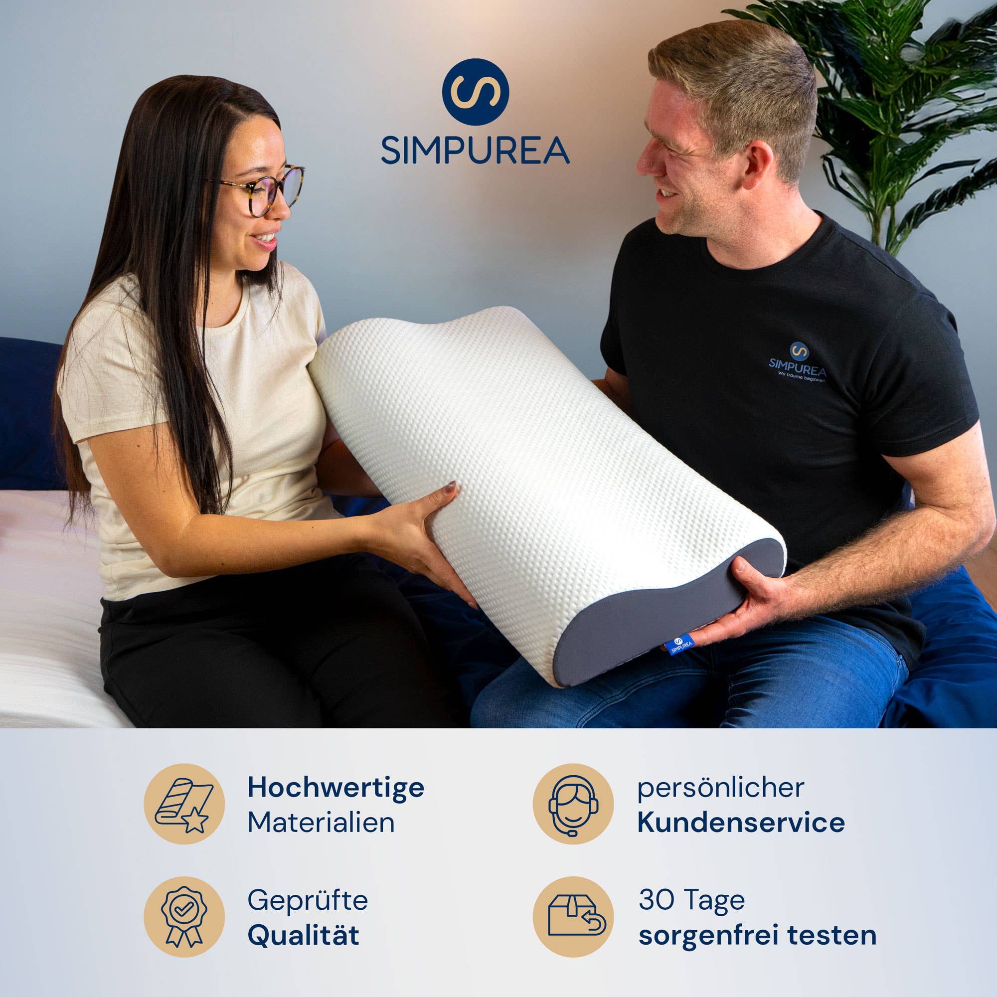 Simpurea - Vente Oreillers - Oreiller orthopédique « Panda »7
