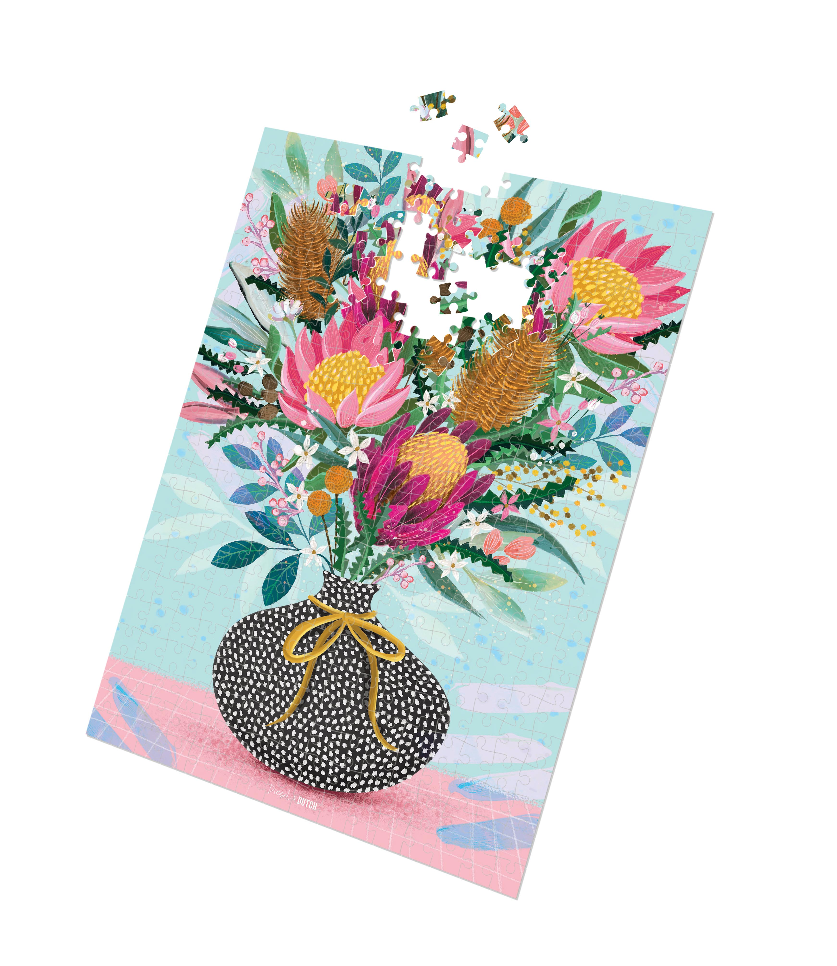 Diesel & Dutch - Wholesale Puzzle – Adult - Bushland Botanicals 1000pc Wall Jigsaw Puzzle1