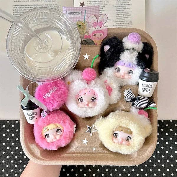 Showcase - Wholesale Keychain - Women's - Nommi 100% Sweetness Series Kawaii Plush Doll Keychain Blind Box (1pc)2