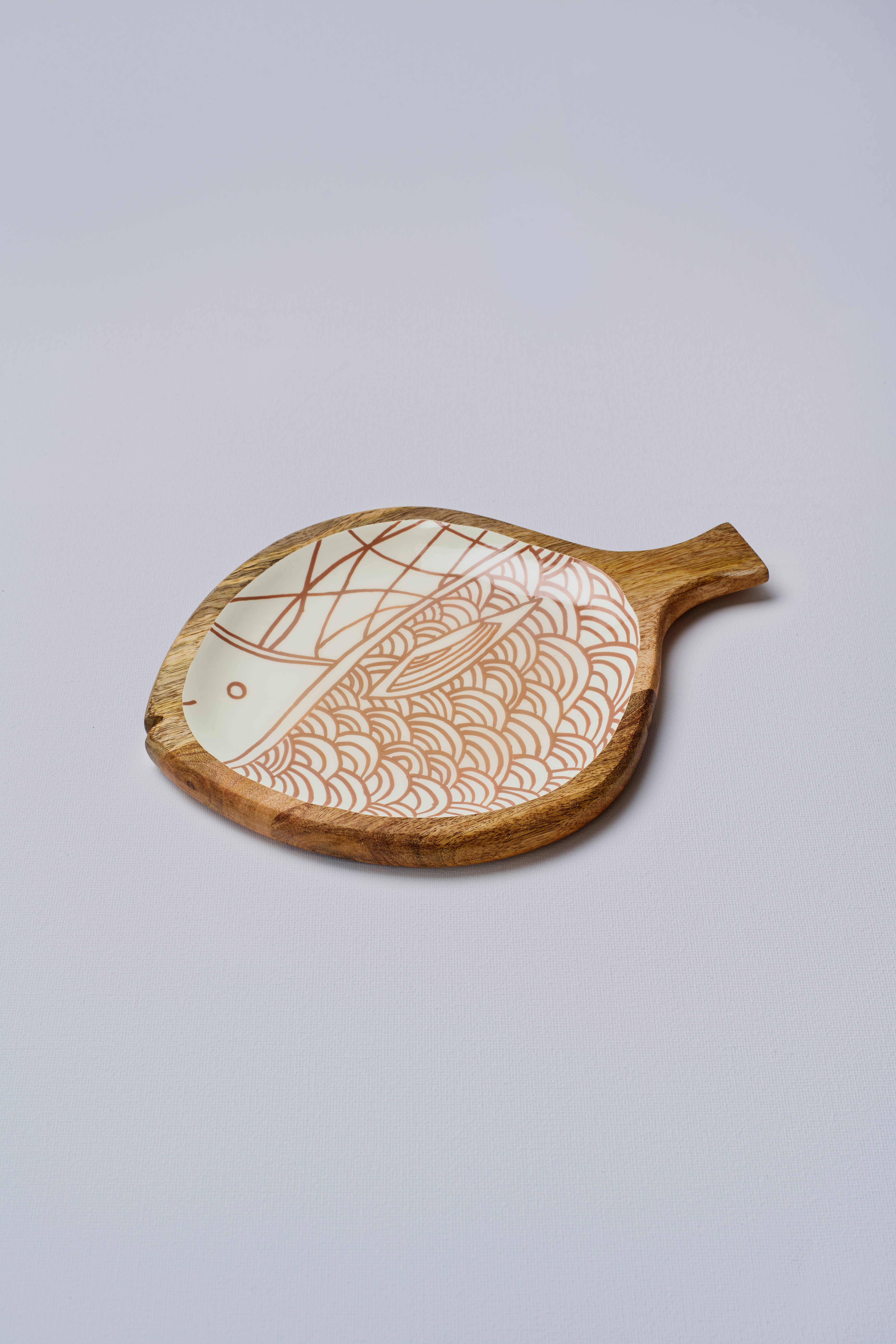 Atolia Designs - Wholesale Platter - Discus Shape Handmade Fish Platter 0