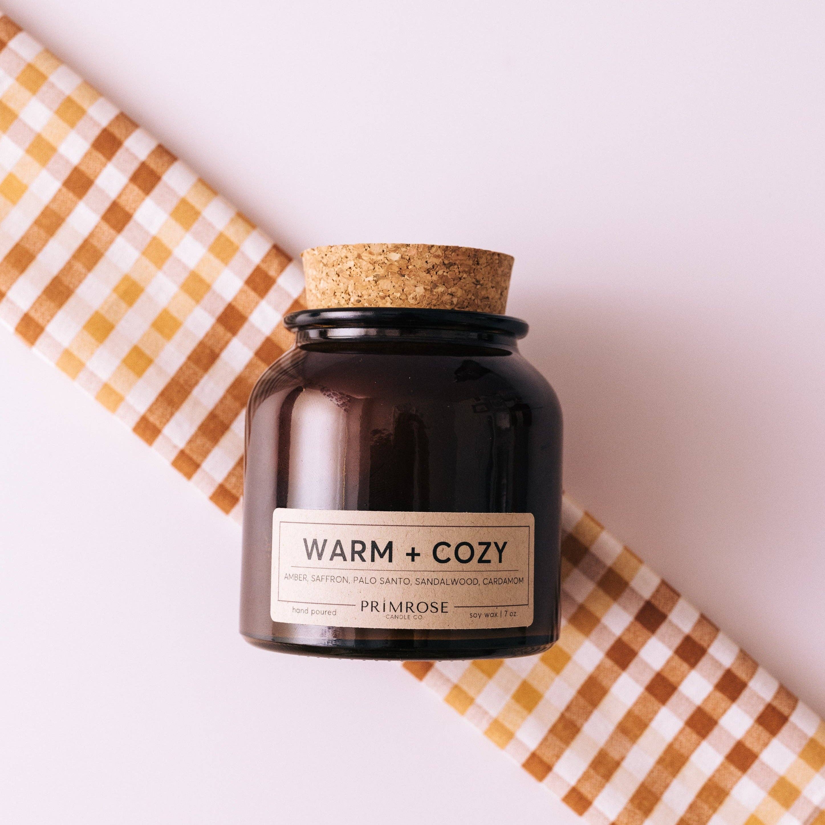 Primrose Candle Company - Wholesale Jar/Filled Candle - WARM + COZY2