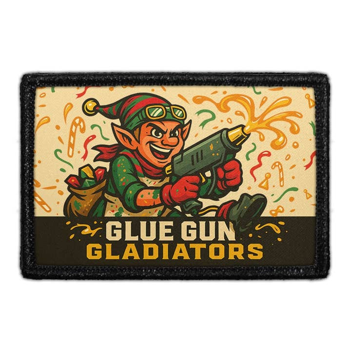 Pull Patch - Wholesale Patch - Glue Gun Gladiators - Removable Patch