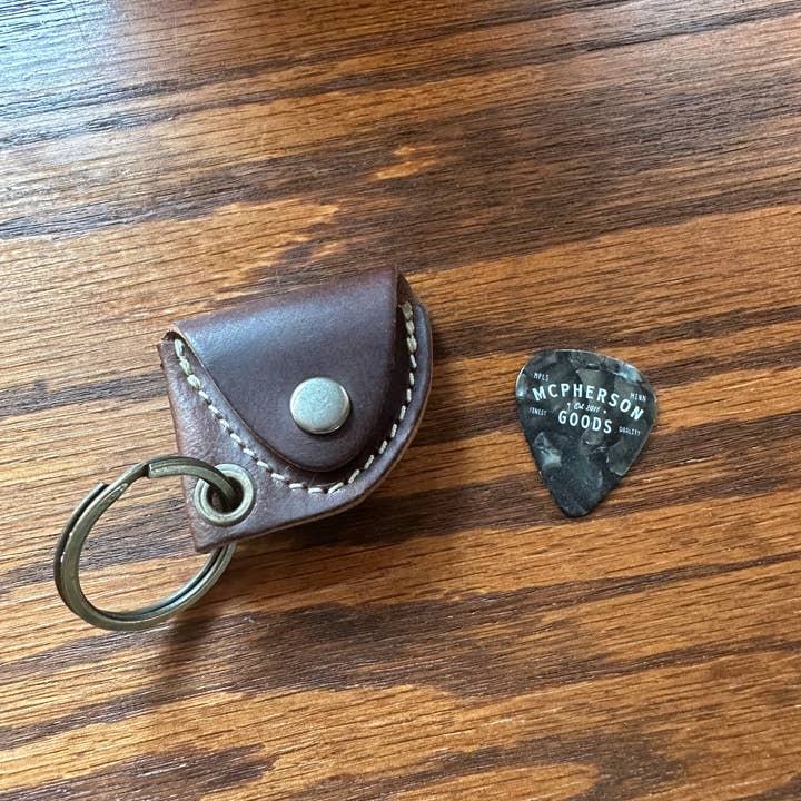 McPherson Goods - Wholesale Keychain - Unisex - Leather guitar pick keychain