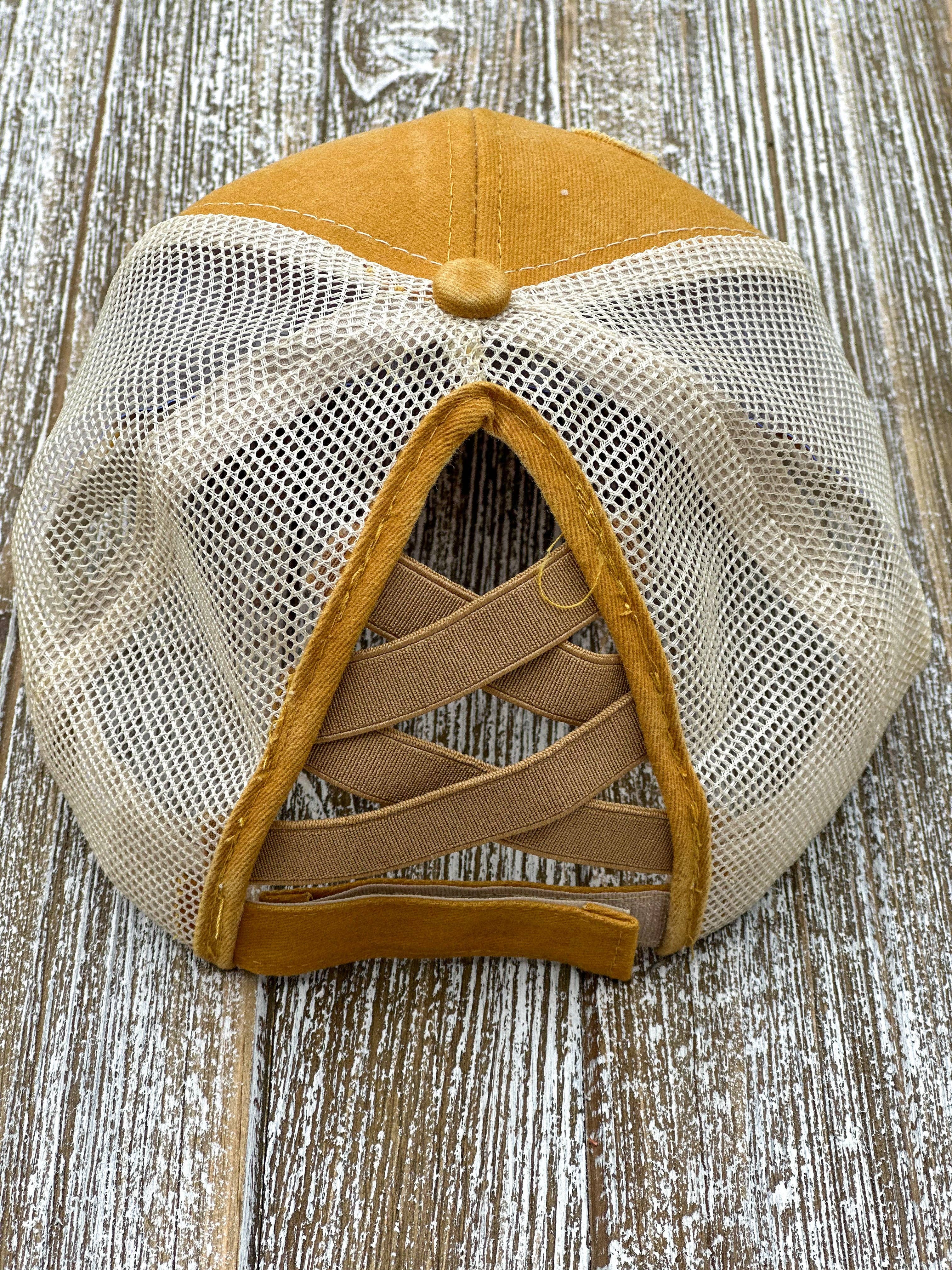 Harris Girls & Co. - Wholesale Trucker Hat - Women's - Trucker Hat "Mustard"1