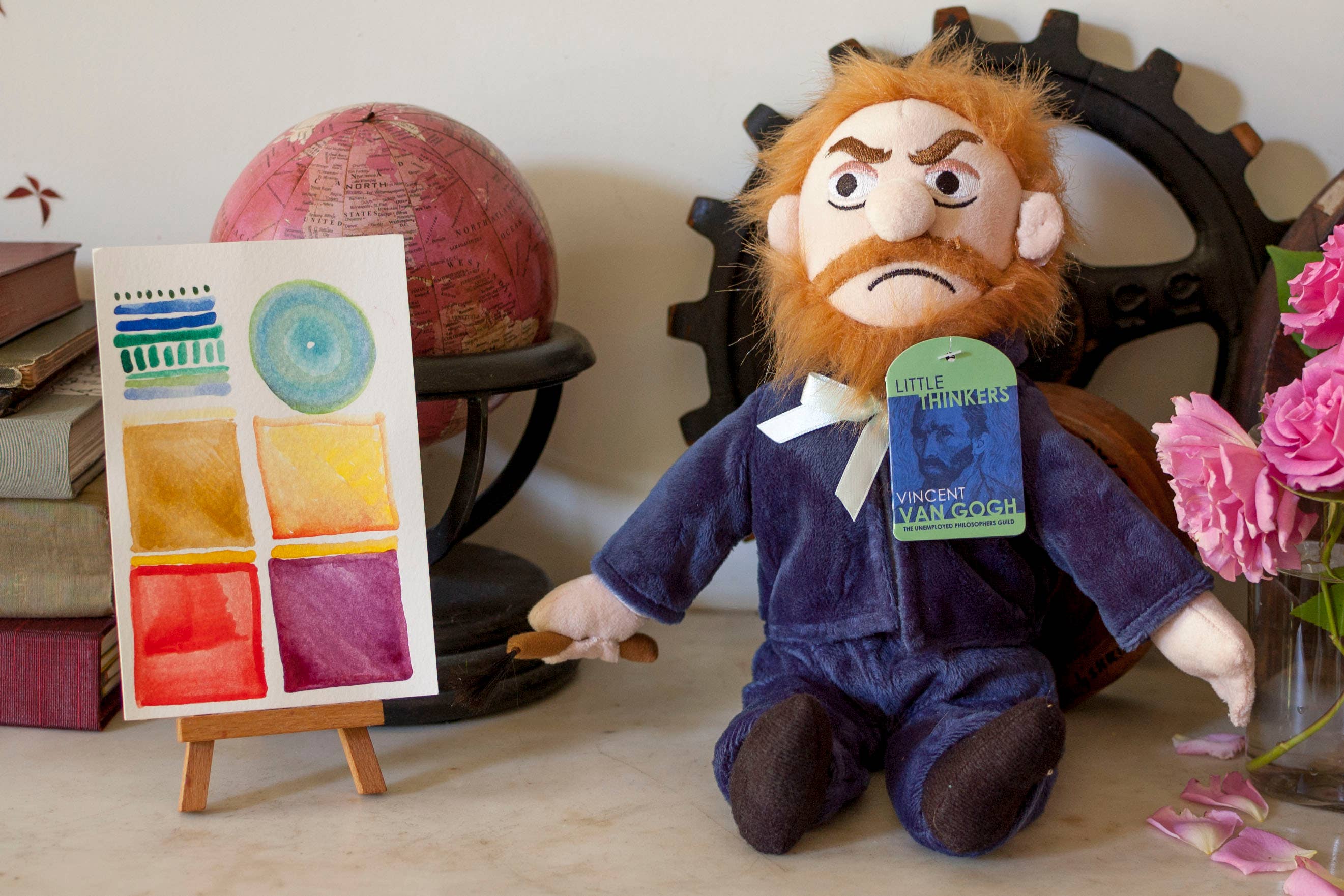 Unemployed Philosophers Guild - Vente Peluche – enfant et bébé - Van Gogh Petit Penseur1