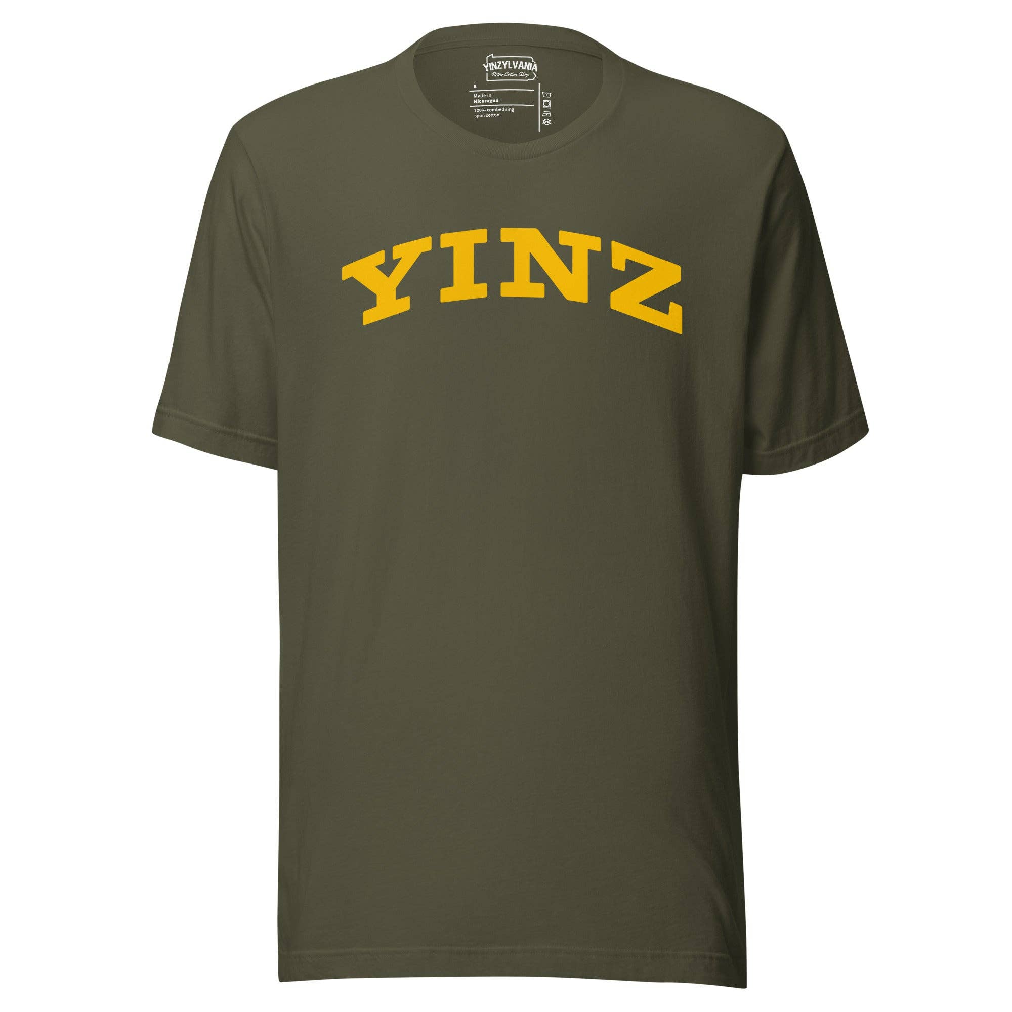 Yinzylvania - Wholesale Screen Printed T-Shirt - Unisex - YINZ - Collegiate13