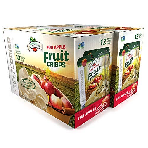 Shop The King - Wholesale Dried/Dehydrated Fruit - Brothers-ALL-Natural Fuji Apple Crisps, 0.35-Ounce Bags, 12-Pack