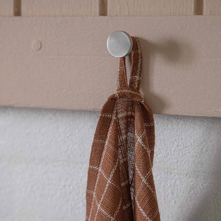 MOUD Home - Wholesale Wall Hook - Dot Knage Brushed Steel - Ø2.5 cm1