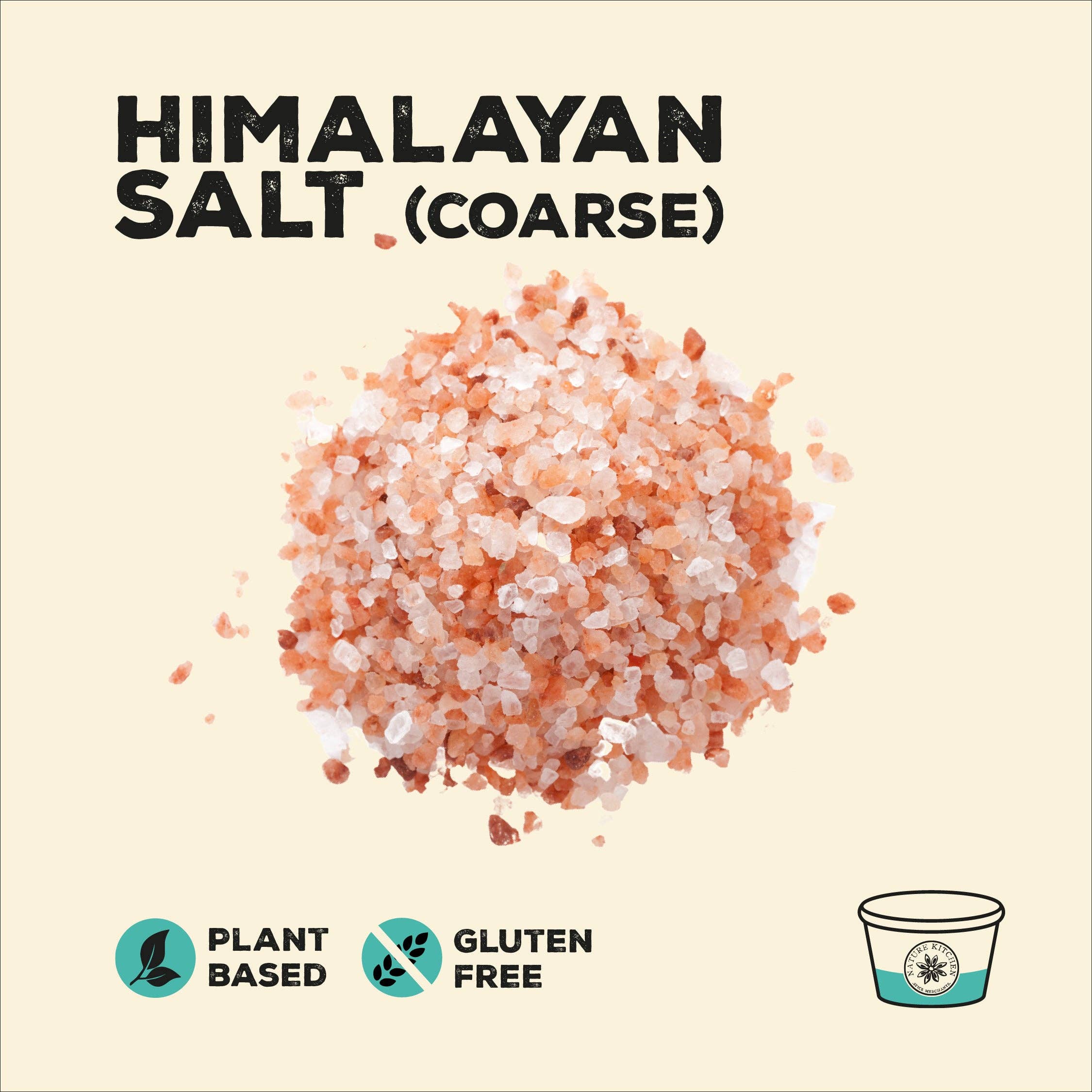 Nature Kitchen Co Ltd – wholesale Salt – Himalayan Rock Salt 1 x 120g Pot1