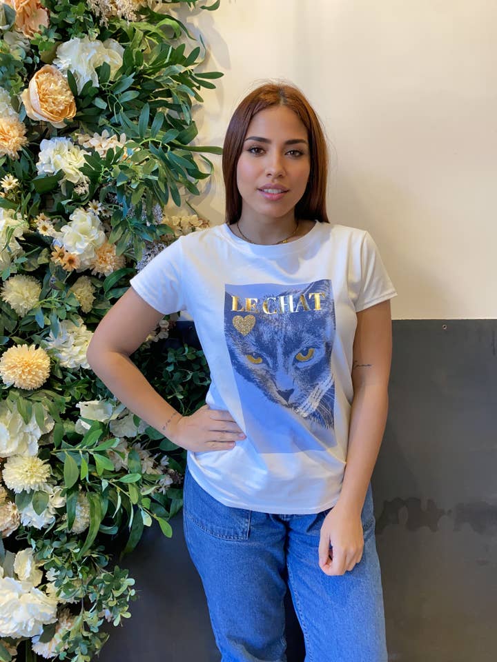 MAGNVS - Wholesale Screen Printed T-Shirt - Women's - 2520069 PRINTED T-SHIRT