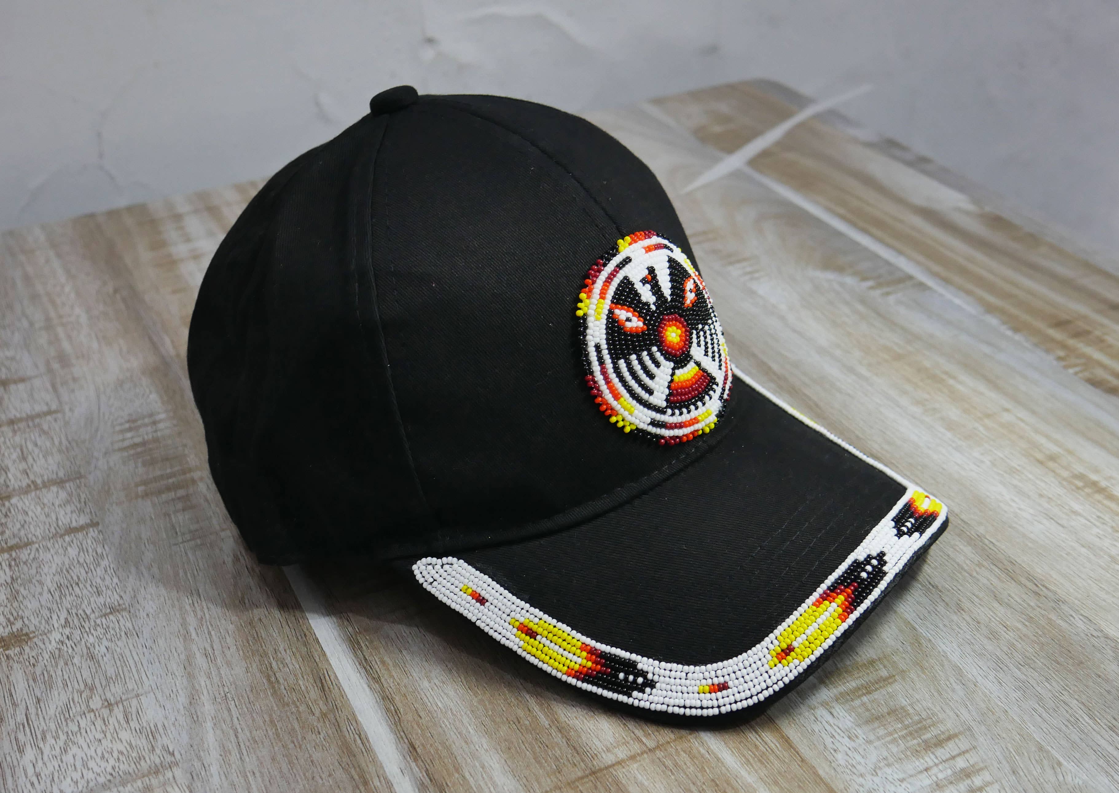 KANGURAH - Wholesale Baseball Cap - Unisex - Native American Beaded cap Beaded Baseball cap Beaded Hat  3