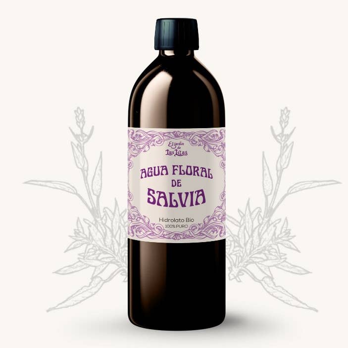 Salbeiblütenwasser / Hydrolat für den Großhandel von El Jardín De Las Lilas