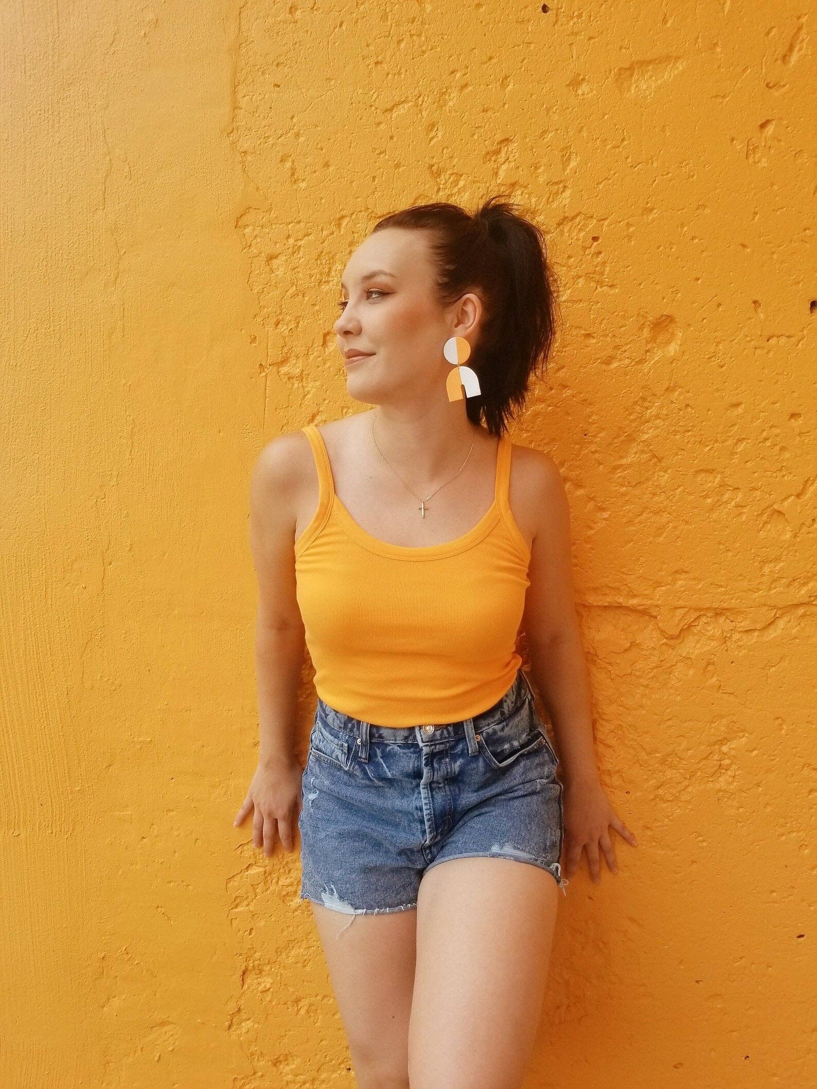 That Clay Girl Co. - Wholesale Dangle Earrings - Polymer Clay Earrings | Two Tone Earrings | UTK | Vols1