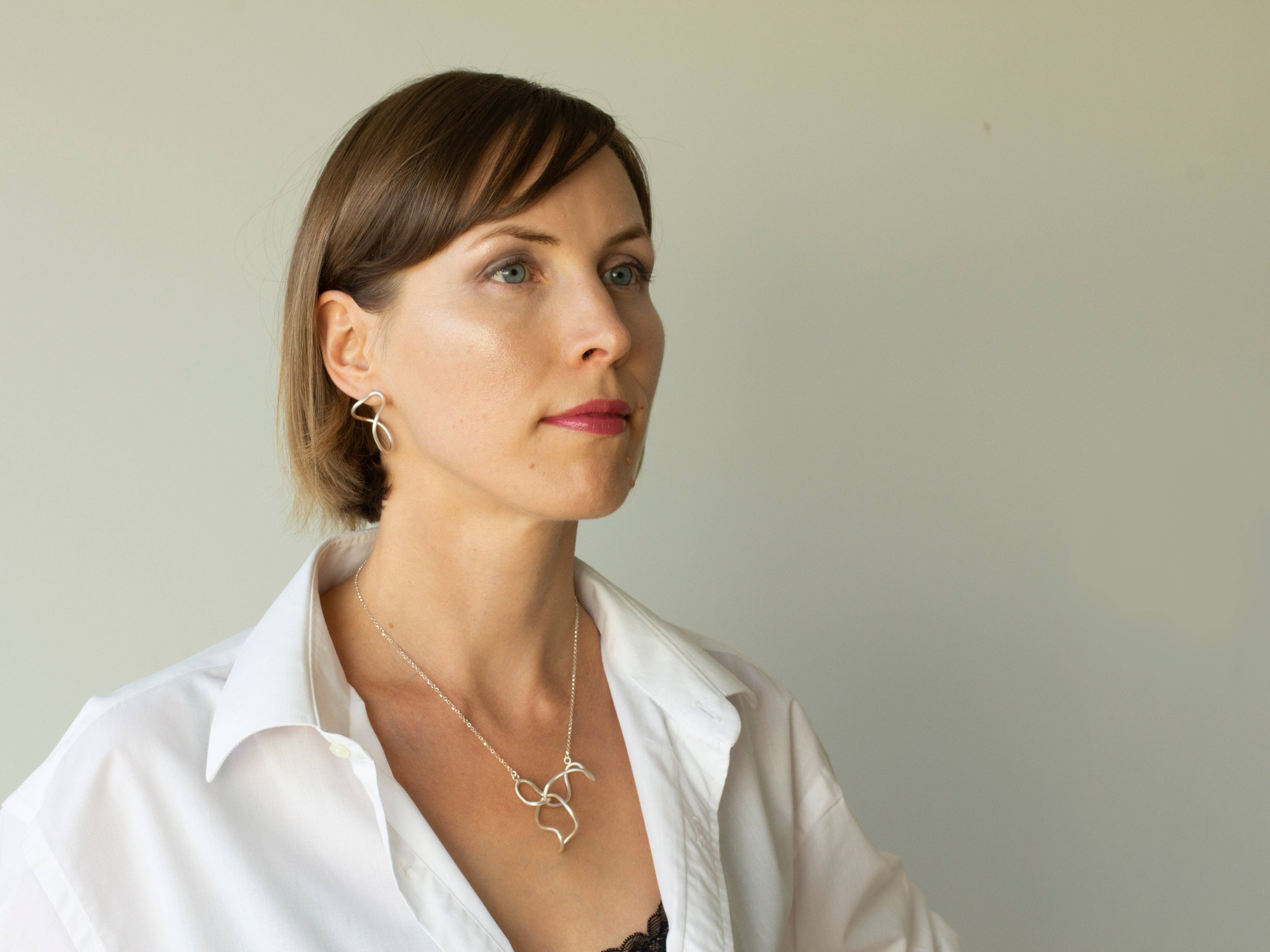 Elina Briede Jewelry – wholesale Hänge-/berlockhalsband – Skulptural länk halsband3