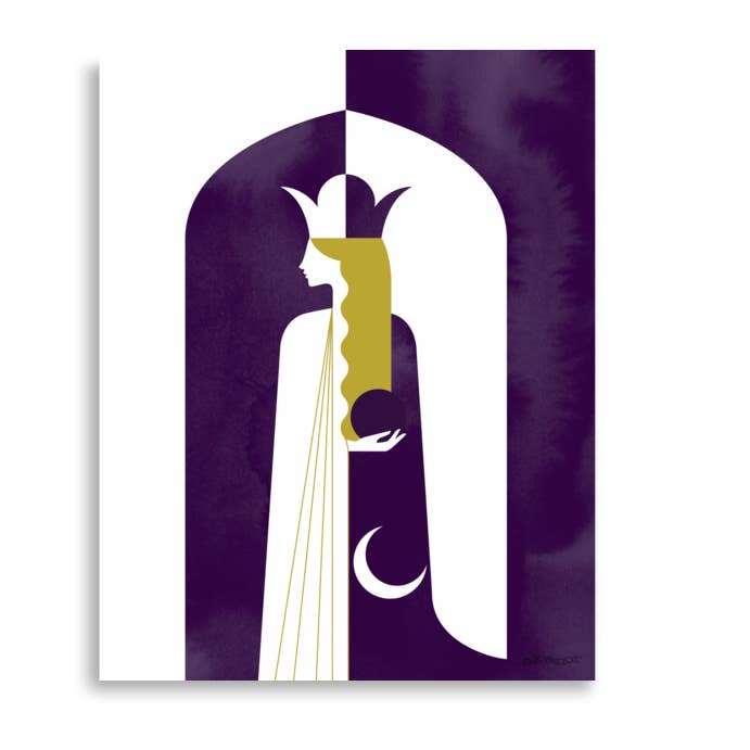 The High Priestess Tarot Art Print for wholesale by Just Eleanor