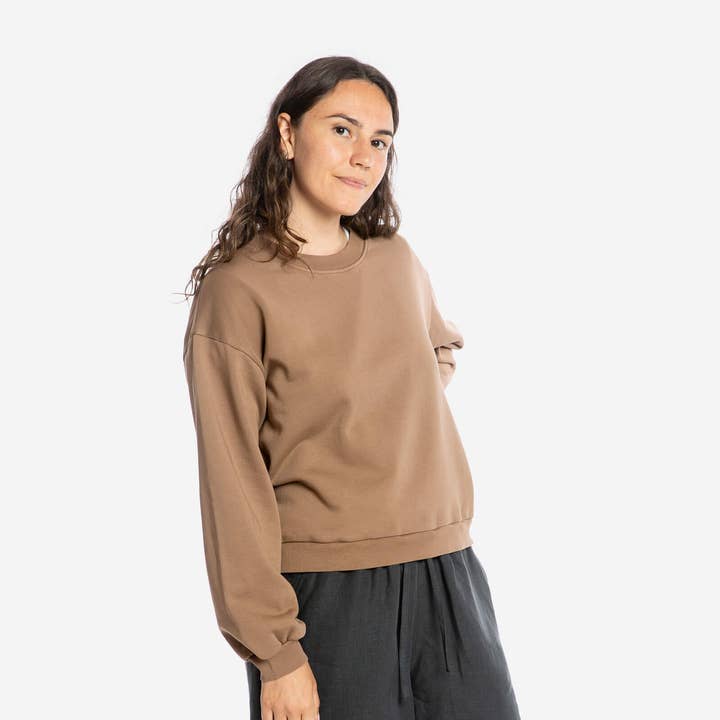 Sudadera ligera de cacao para venta al por mayor de Matona