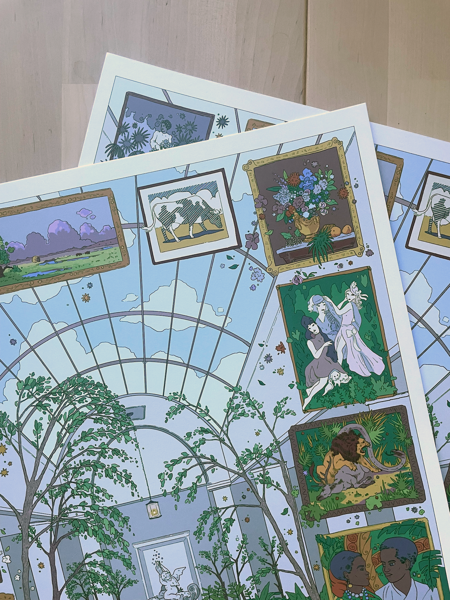 Lydia Tonkonow Art and Design LLC - Wholesale Art Print - Wild Washington, DC: National Gallery of Art - 12x16" Print3