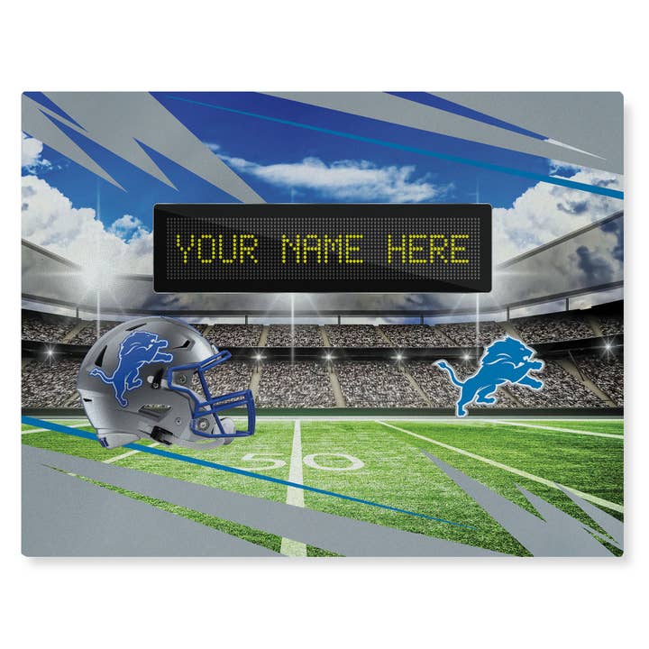 NFL Lions SCOREBOARD - Washable Rug for wholesale by The Northwest Group