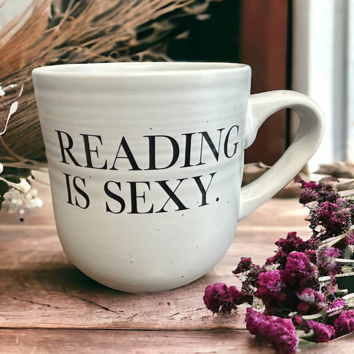 GiftSmith - Wholesale Coffee Mug - READING IS SEXY Stoneware Mug0